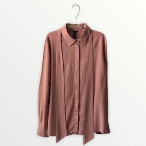 Gorgeous Dusty Rose Button up Shirt by Skingraft